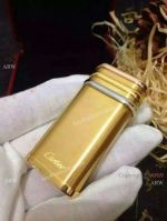 Copy AAA Cartier Lighter Gold Tripple color